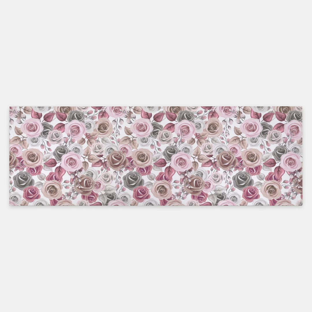 Charming Roses Lightweight Scarf - Elegant Accessory for Fiber Artists and Beyond