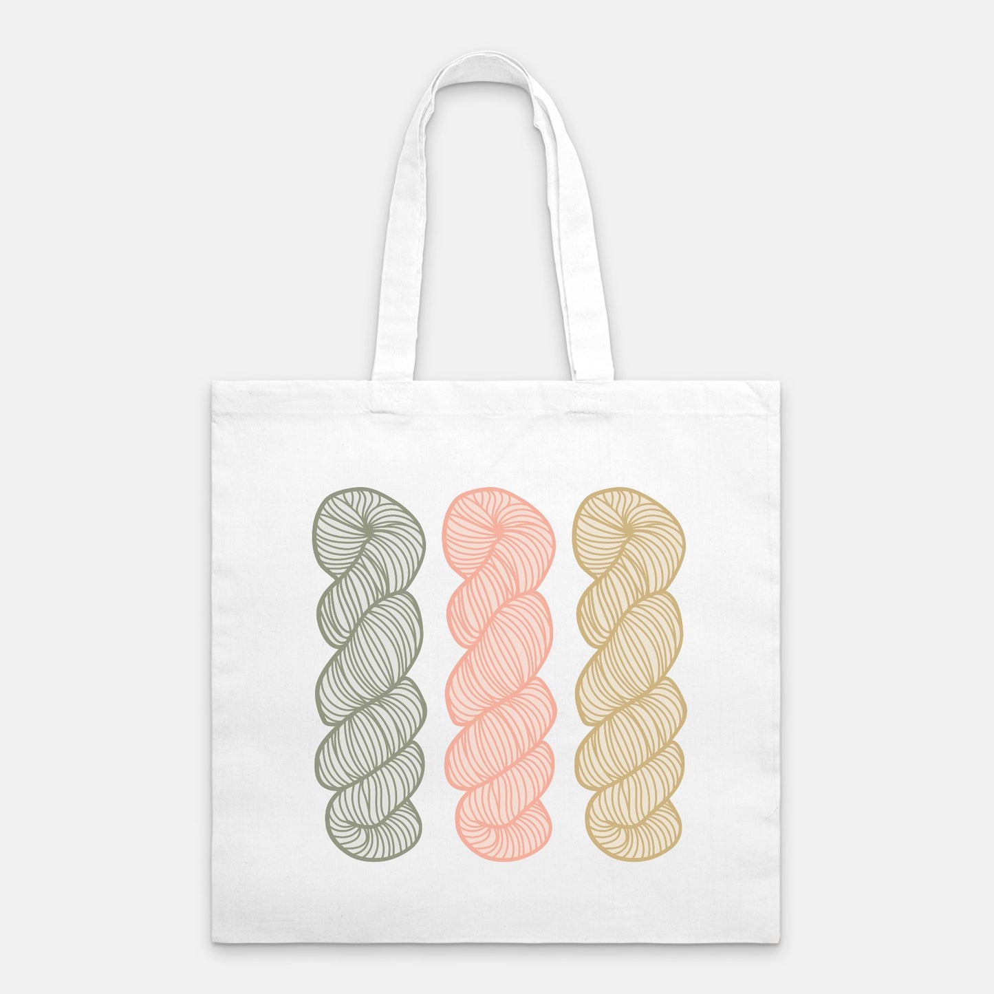 Yarn Trio Lightweight Tote Bag - Stylish, Practical, and Perfect for Yarn Enthusiasts