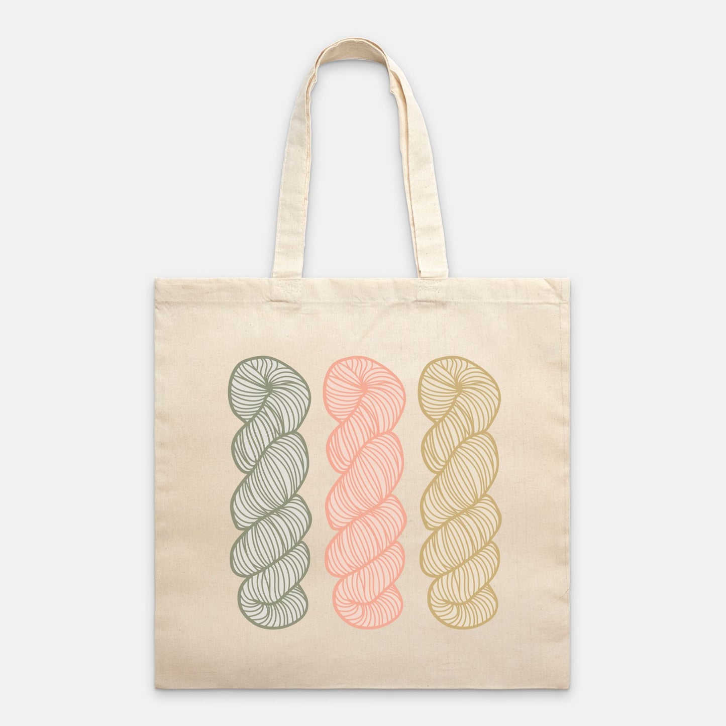 Yarn Trio Lightweight Tote Bag - Stylish, Practical, and Perfect for Yarn Enthusiasts