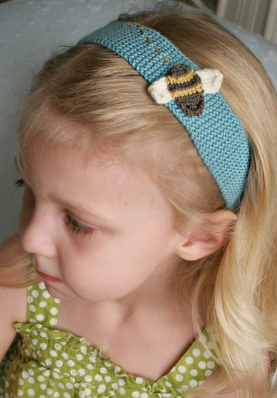 Birds and Bees Knitting Pattern - Bird-on-a-Branch & Bumblebee Headbands