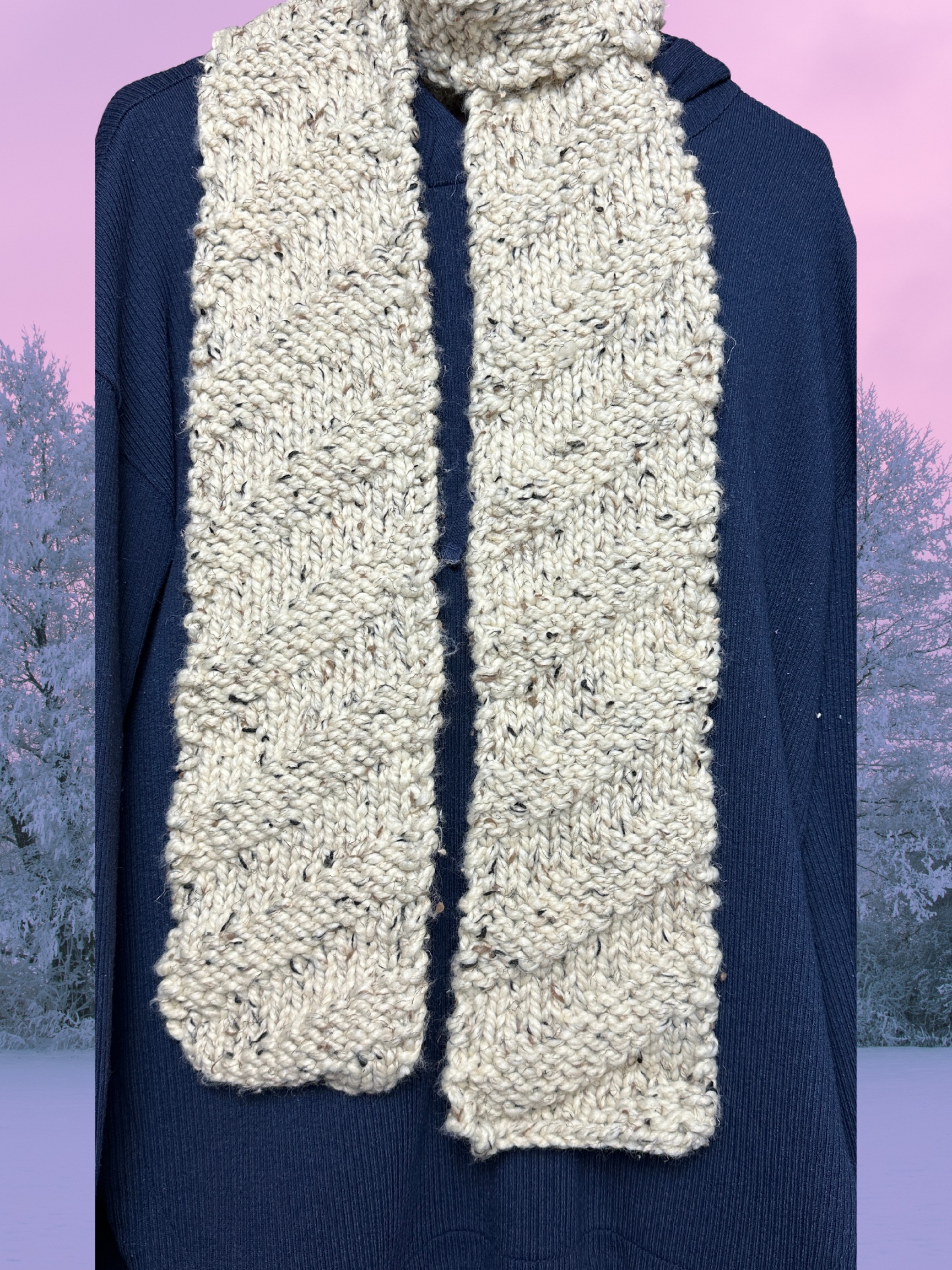 Darling Diagonals Scarf