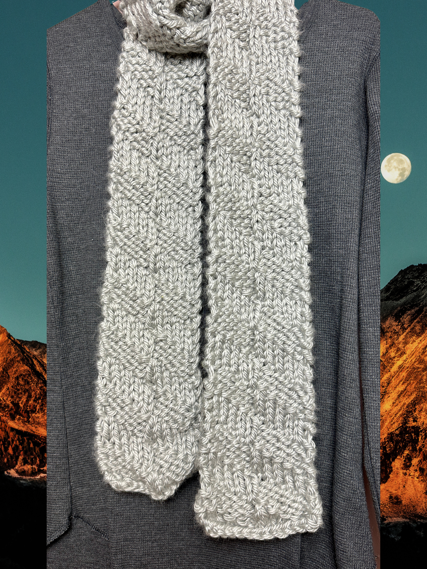 Double Diagonals Scarf