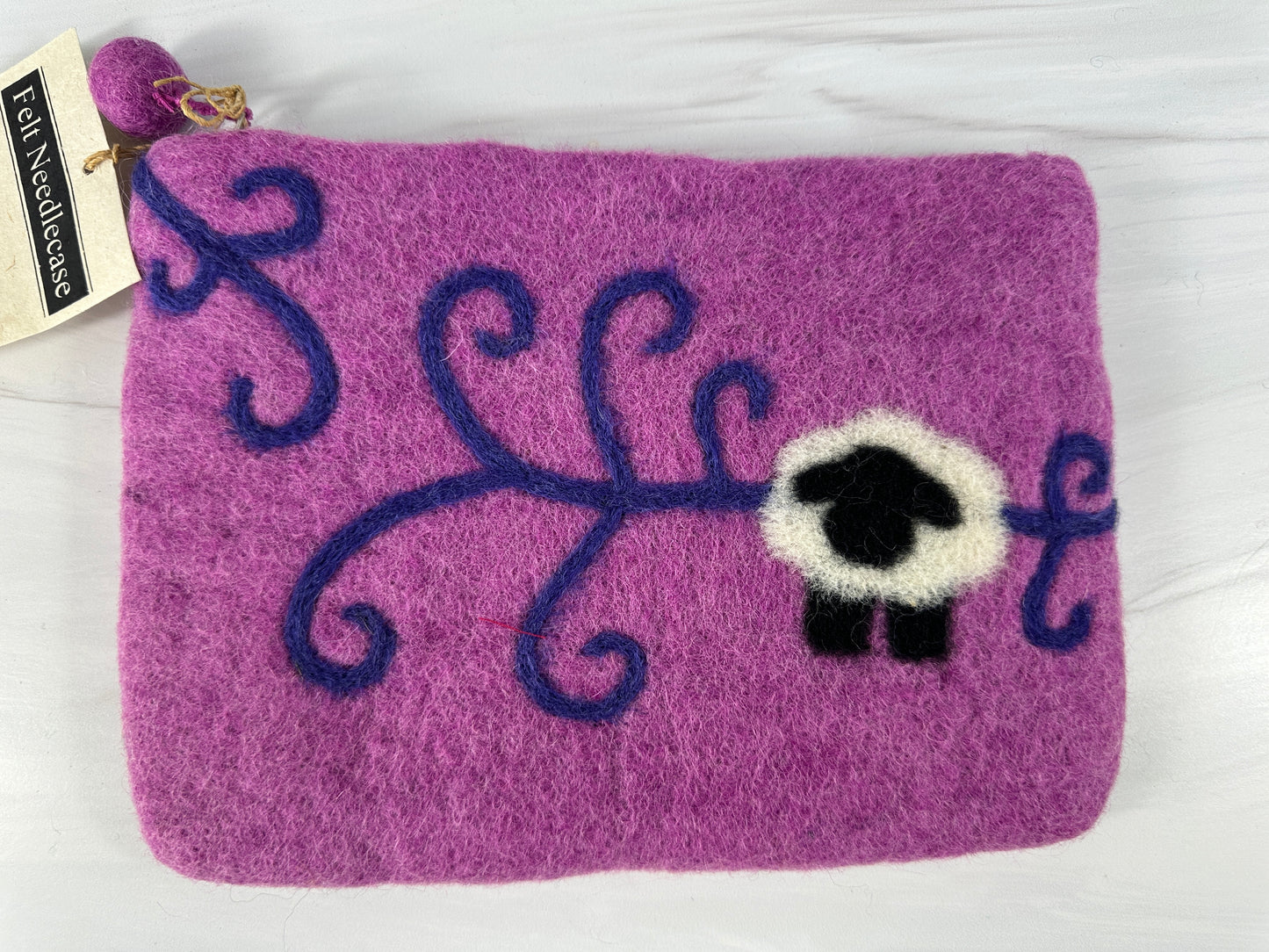 Sheep with Swirls Notions Pouch