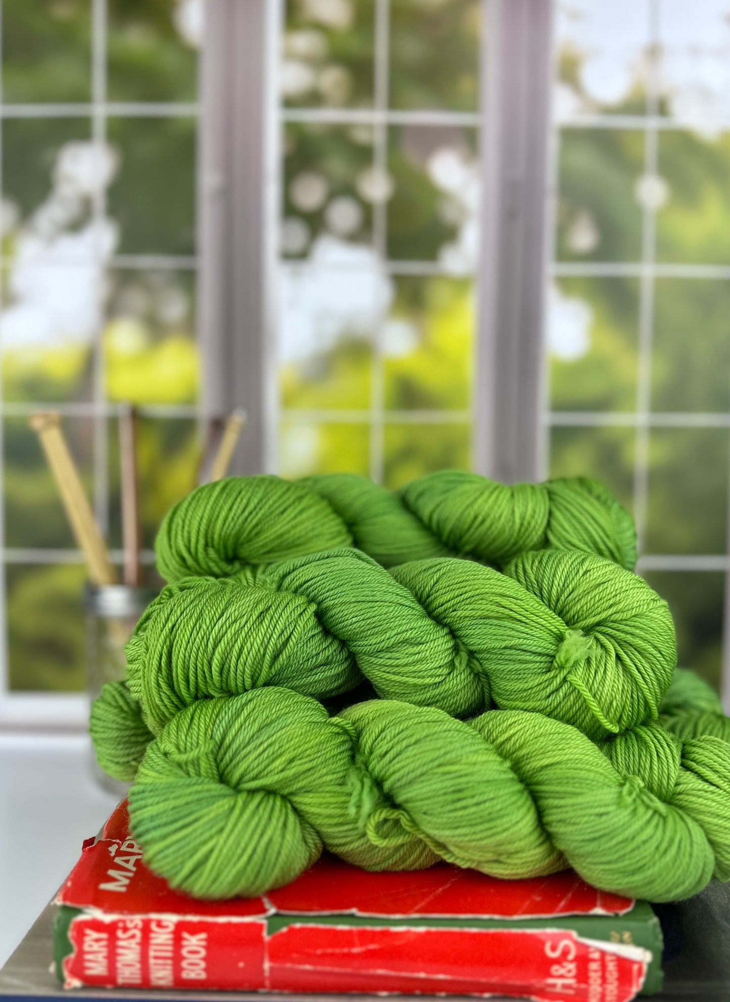 Budding Leaves - 100% Extra Fine Superwash Merino Wool 19.5 micron