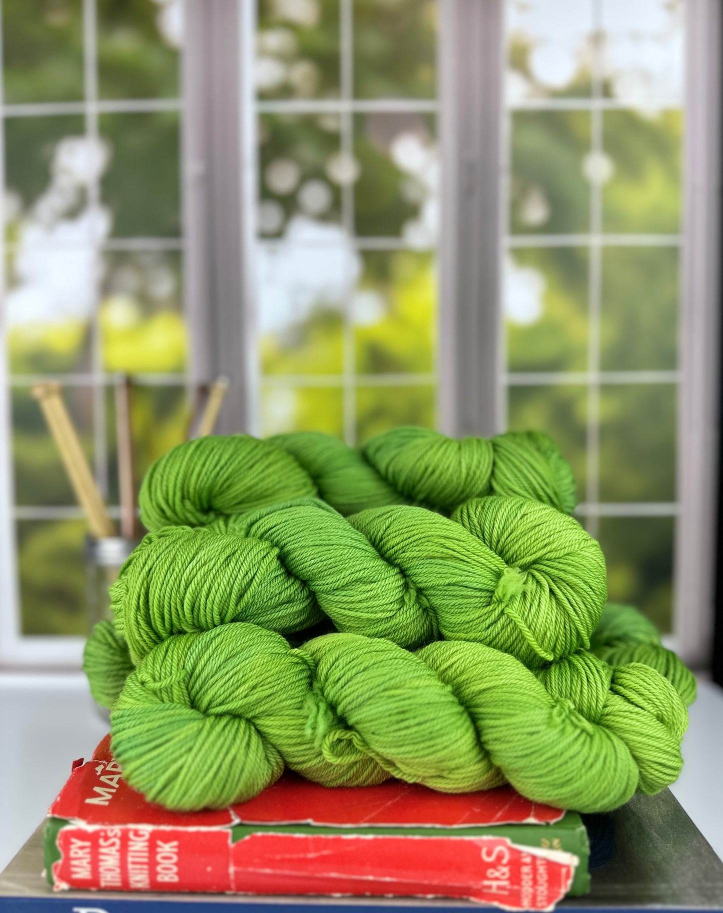 Budding Leaves - 100% Extra Fine Superwash Merino Wool 19.5 micron