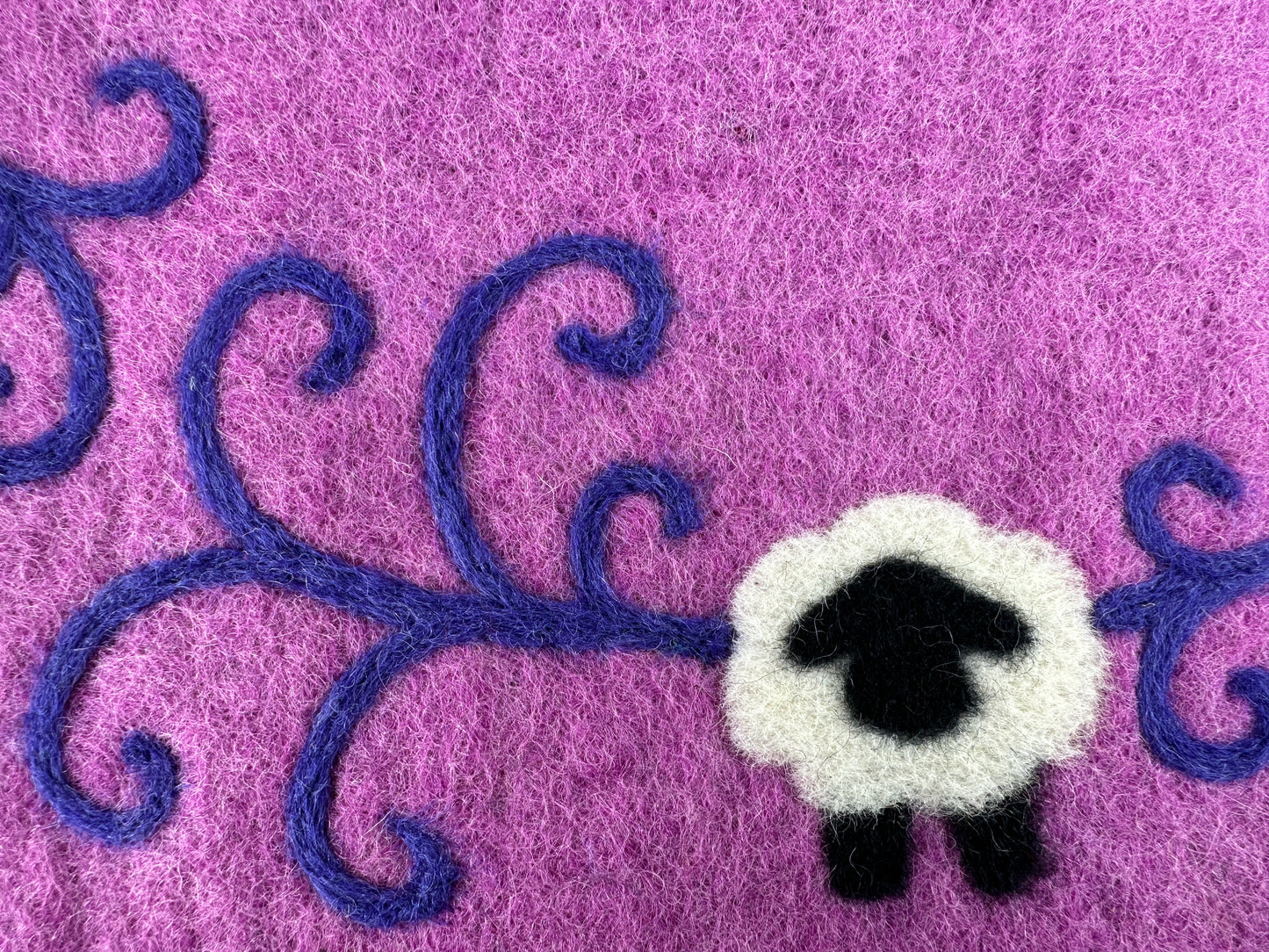 Sheep with Swirls Notions Pouch