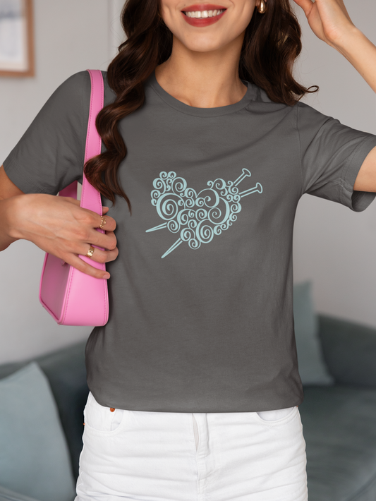 Woolly Whimsy Tee  – Comfort, Style, and Knitting Love Combined!