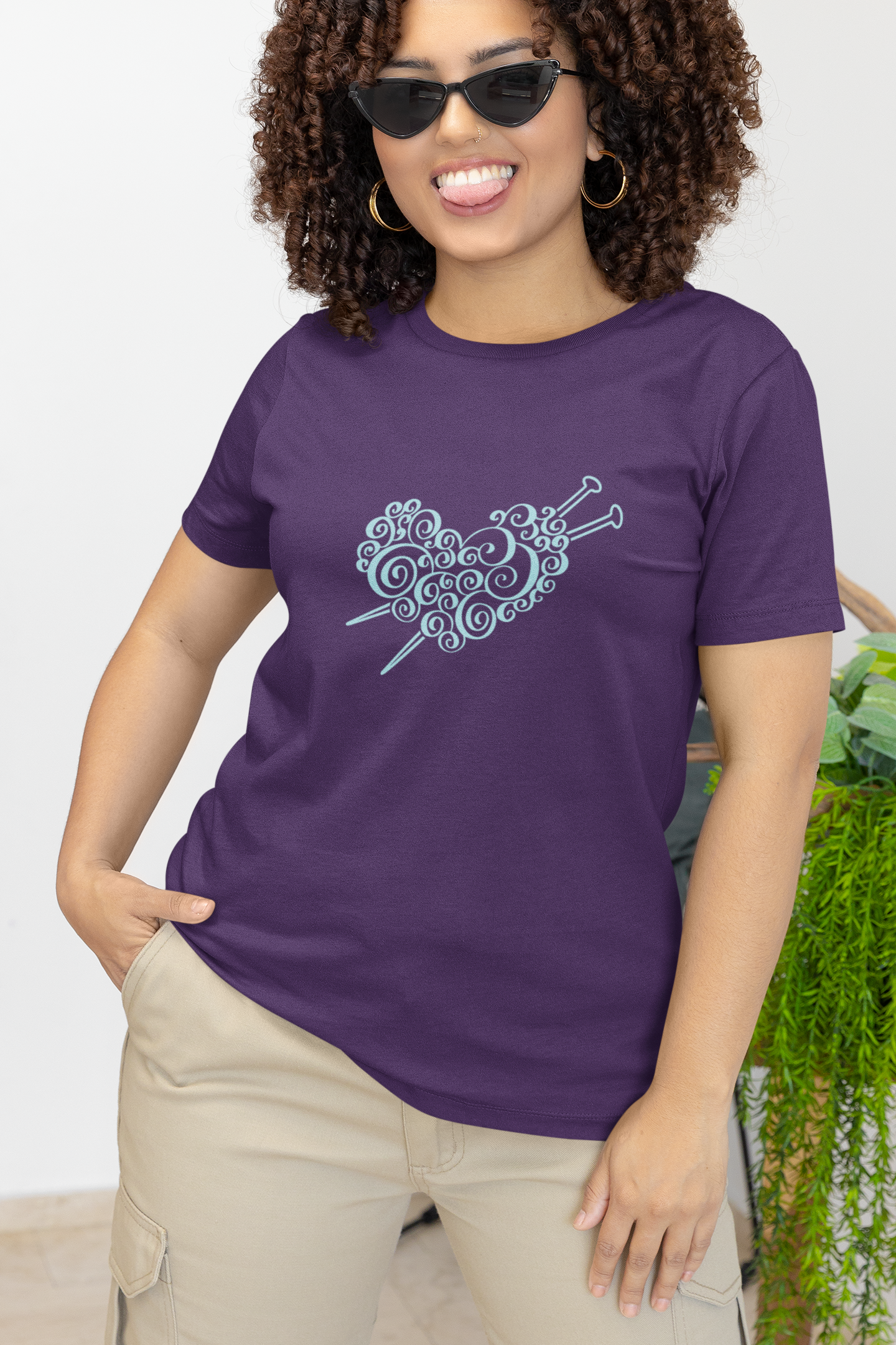 Woolly Whimsy Tee  – Comfort, Style, and Knitting Love Combined!