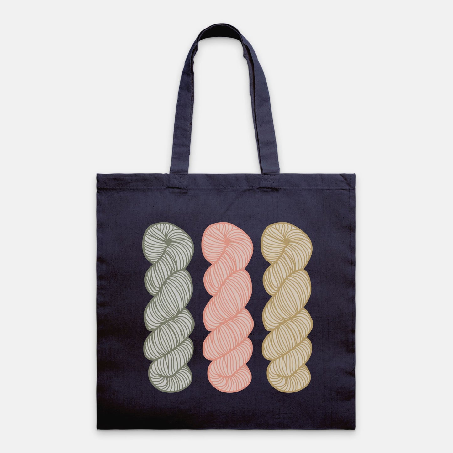 Yarn Trio Lightweight Tote Bag - Stylish, Practical, and Perfect for Yarn Enthusiasts