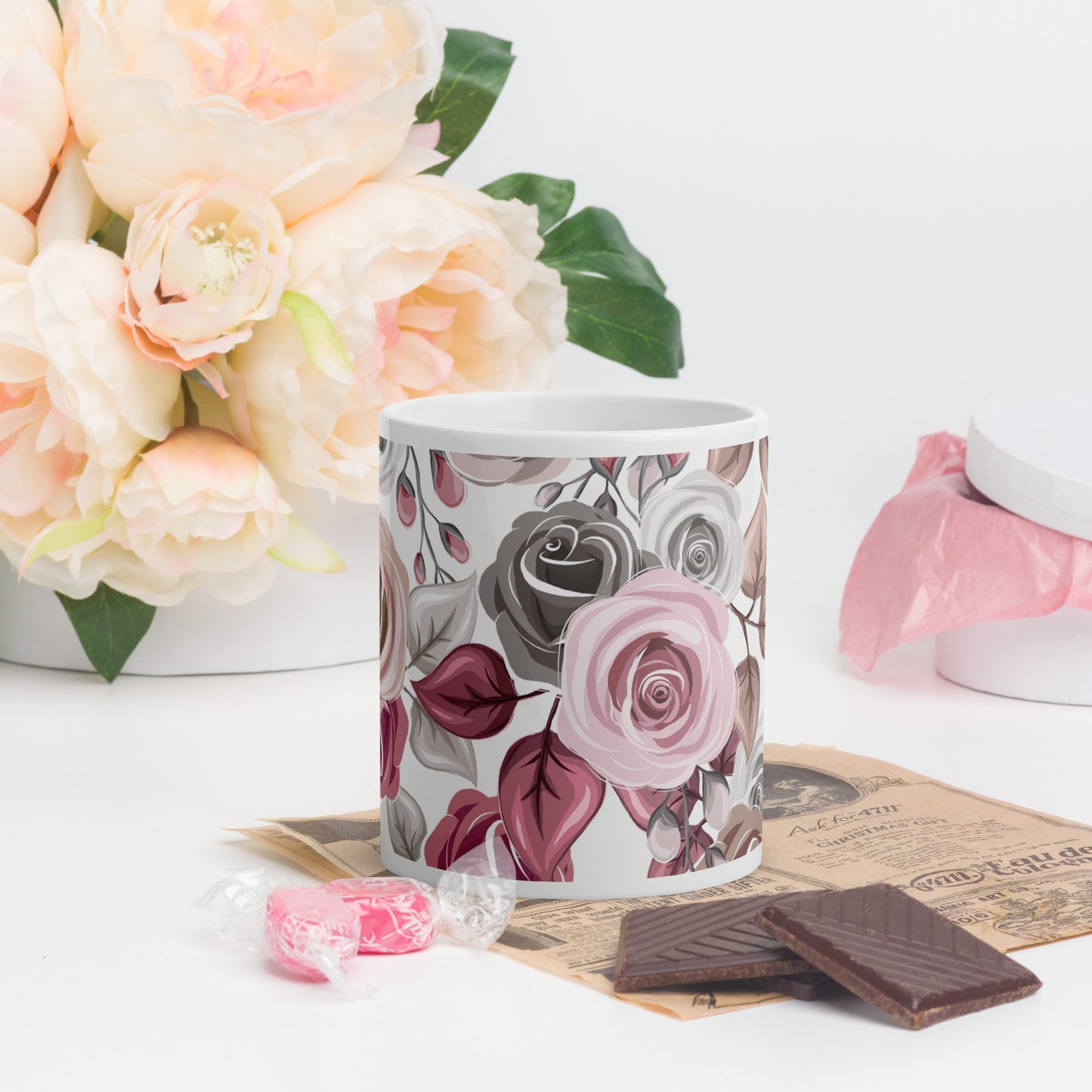 Charming Roses Mug 11oz, 15oz